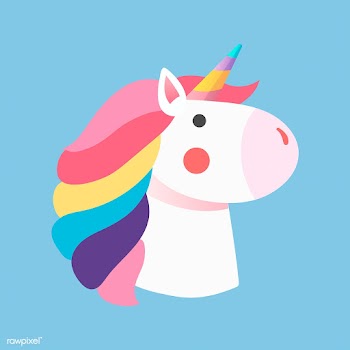 Magical rainbow unicorn sticker vector | Free stock vector - 515623