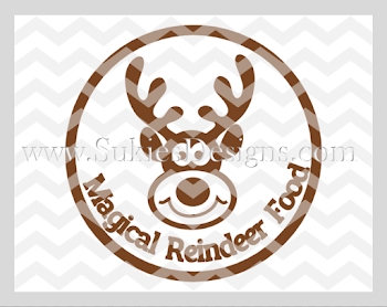 Magical Reindeer Food DIGITAL DOWNLOAD- SVG,DXF, PNG