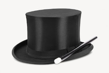 Magician hat sticker, object collage | Free PSD - rawpixel