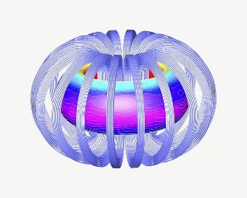 Magnetic field coils collage element | Free PSD - rawpixel
