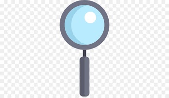 Magnifying glass Cartoon - A magnifying glass 