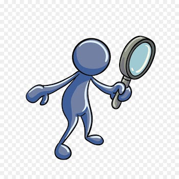 Magnifying glass Euclidean vector - Man's pattern with a magnifying glass 