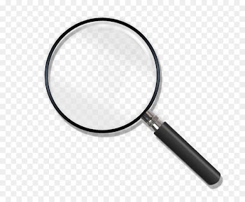 Magnifying glass Icon - Realistic magnifying glass 