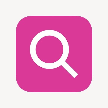 Magnifying glass, search icon, flat | Free Icons - rawpixel