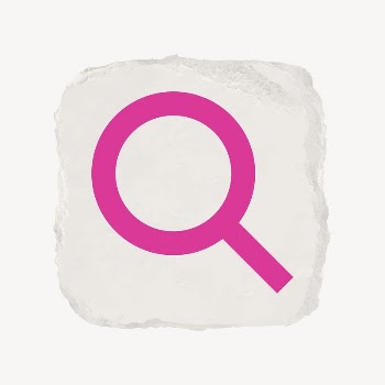 Magnifying glass, search icon, ripped | Free Icons - rawpixel