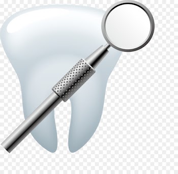Magnifying glass Tooth - Check white teeth 