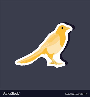 Magpie paper sticker on stylish background vector image