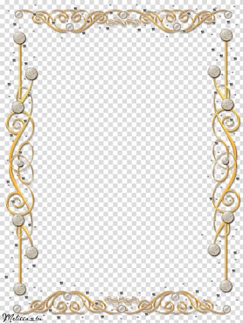 Mahamandaleshwar Prayer Brahmarshi Spirituality Swami, Gold Border Frame transparent background PNG clipart