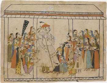 Maharaja Raj Singh Adored by His | Free Photo - rawpixel