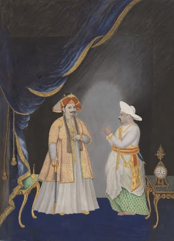 Maharaja Serfoji II accompanied by his | Free Photo - rawpixel