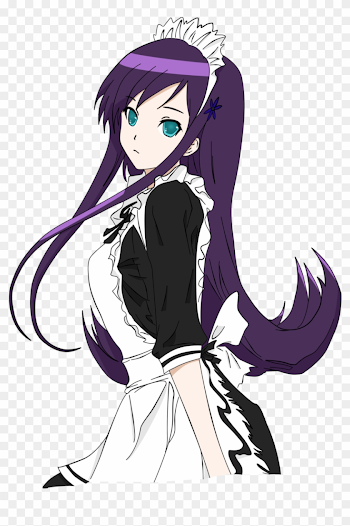 Maid Drawing Free Download On Mbtskoudsalg Png Cute - Purple ...