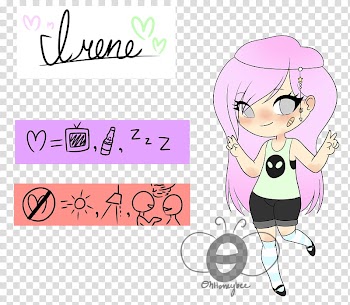 Main Anime OC Irene Ref transparent background PNG clipart