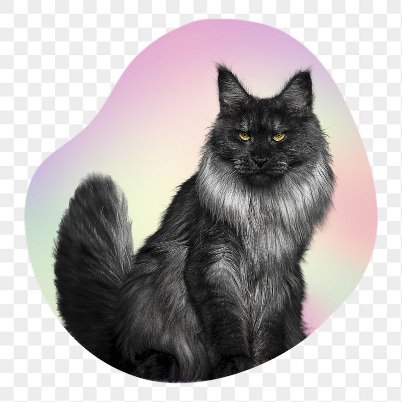 Maine Coon cat png, transparent | Free PNG - rawpixel