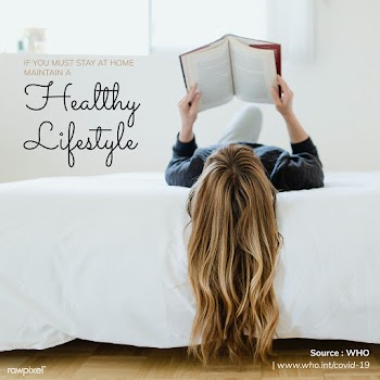 Maintain a healthy lifestyle at home during coronavirus pandemic socia.. | Free  vector - 2317505