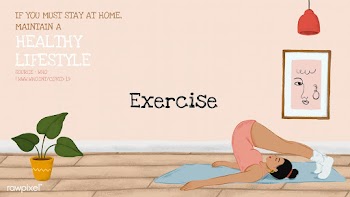 Maintain a healthy lifestyle at home during coronavirus pandemic socia.. | Free  vector - 2317788