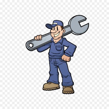 Maintenance Free content Clip art - People back wrench 