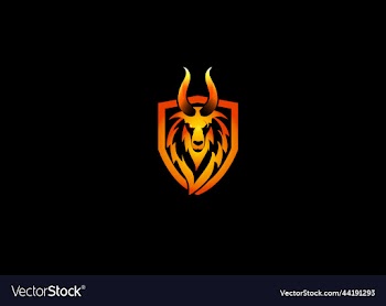 majestic beautiful shield mountain goat logo