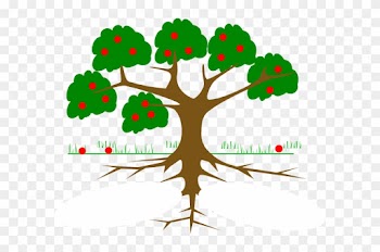 Majestic Looking Tree With Roots Clipart Three Clip - Tree Clipart With Roots