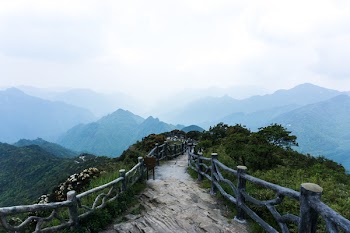 Majestic mountains, in Chenzhou, Hunan Pronvince, China.
