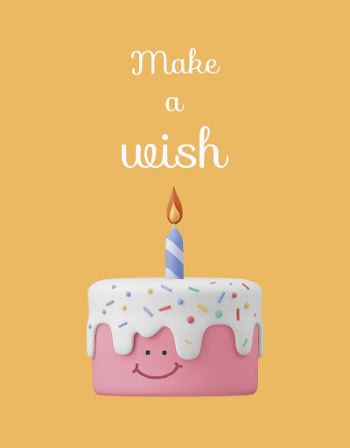 Make a wish flyer template, | Free Vector Template - rawpixel