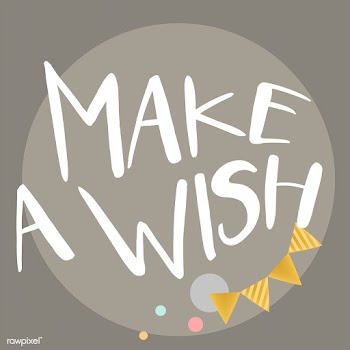 Make a wish typography vector | Free stock vector - 508659