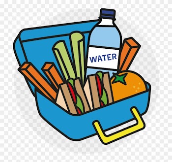Make Lunch Clipart - Healthy Lunch Box Cartoon