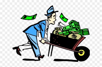 Make Money Clipart Bet - Wheelbarrow Of Money Clipart