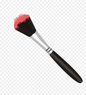 Makeup brush Cosmetics - Vector makeup brush 