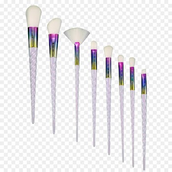 Makeup brush Kabuki brush wet n wild Unicorn Highlighting Brush Cosmetics - hair 