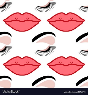 makeup seamless pattern