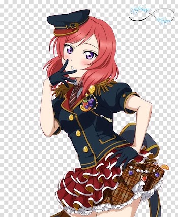 Maki Nishikino Rendering Love Live! School Idol Festival Anime, Anime transparent background PNG clipart