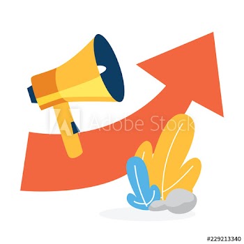 Making special promotion with megaphone