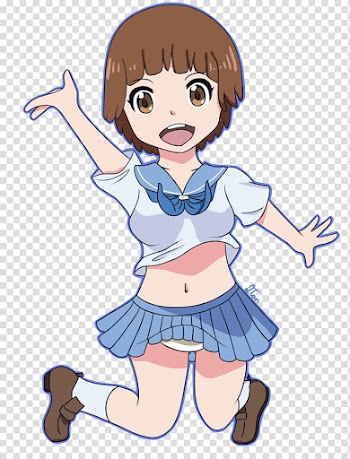 Mako Mankanshoku Drawing Anime, Anime transparent background PNG clipart