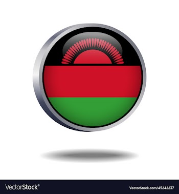 malawi flag button