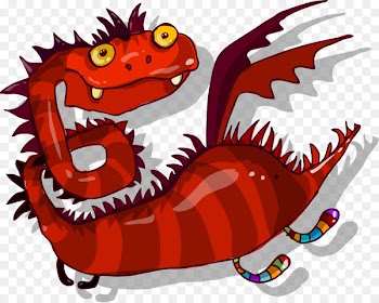 Malayalam calendar Scalable Vector Graphics Adobe Illustrator - Vector painted red dragon 
