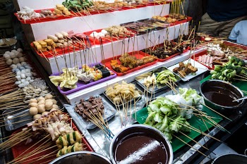 Malaysian Lok Lok hot pot ingredients 