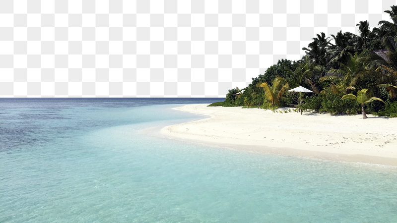 Maldives beach png border, nature | Free PNG - rawpixel