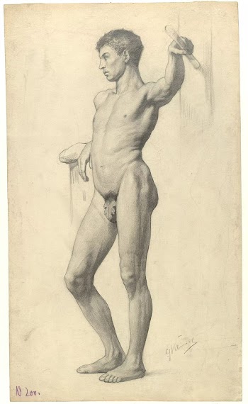 Male Academy Nude by Gustav | Free Photo - rawpixel