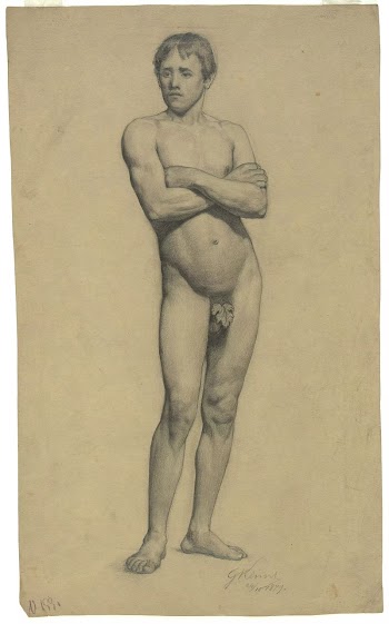 Male academy nude with folded | Free Photo - rawpixel