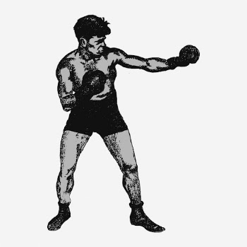 Male boxer clipart, sport vintage | Free Vector - rawpixel