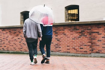 Male Couple Walking