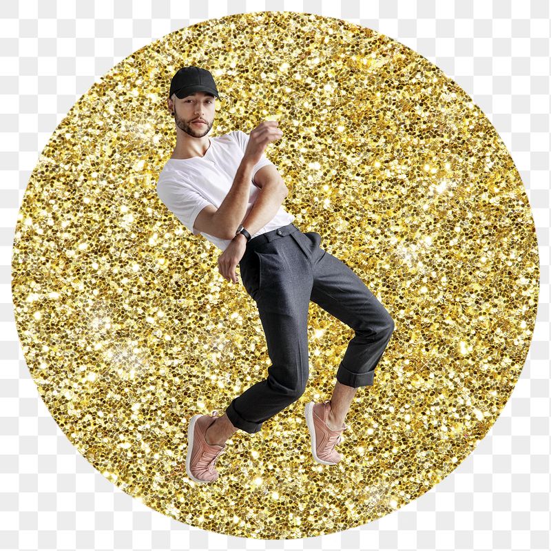 Male dancer png badge sticker, | Free PNG - rawpixel
