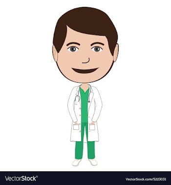 Male-doctor vector image