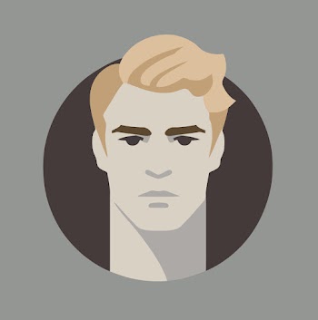 male face icon - default profile image