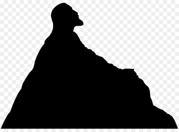 Male Font Silhouette Sky Black M -  