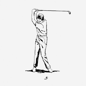 Male golfer drawing, vintage sport | Free Photo - rawpixel