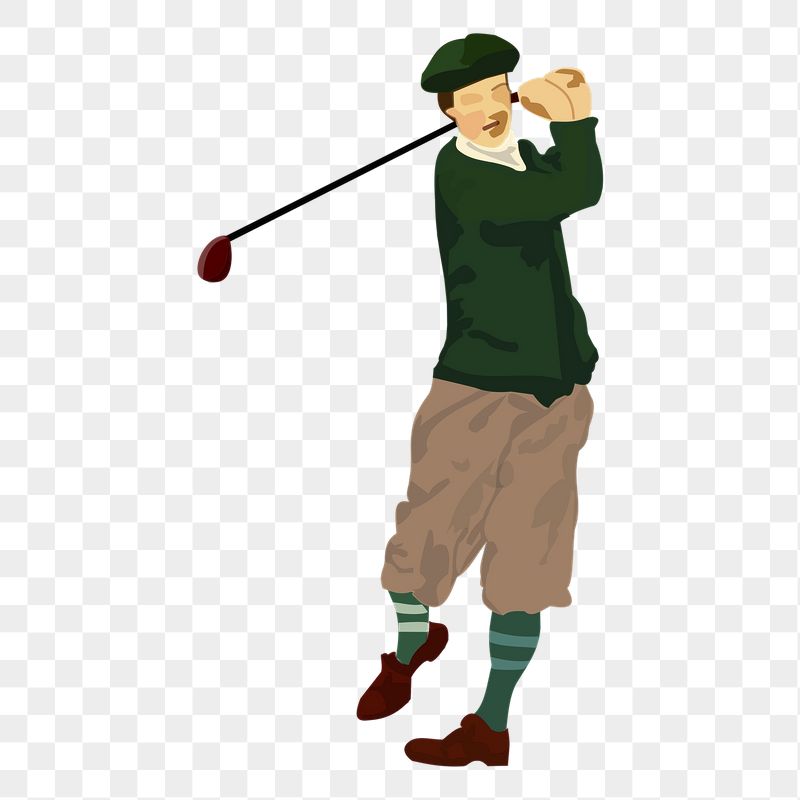 Male golfer png sticker, sport | Free PNG - rawpixel
