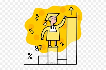 Male Graduate Climbing Graph Royalty Free Vector Clip - Male Graduate Climbing Graph Royalty Free Vector Clip