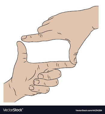 male hands framed
