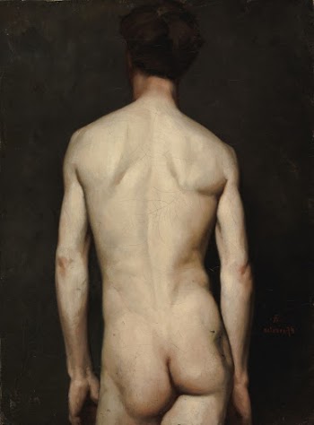 Male model, academy study, 1874, | Free Photo - rawpixel